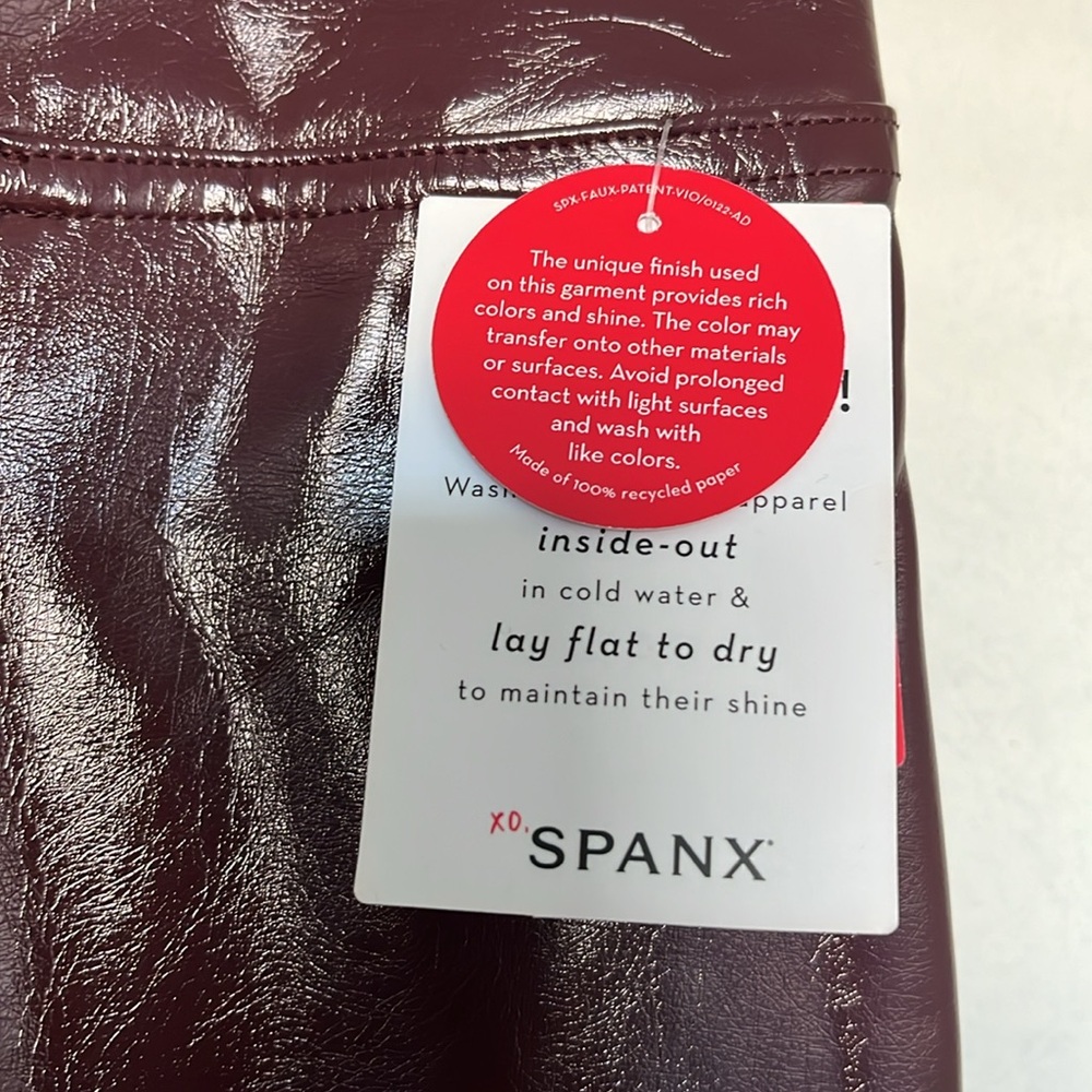 Spanx | Faux patent Leatherr leggings - Picture 5 of 9